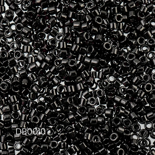 Miyuki Delica 11/0 Black Opaque 5.2g | Alberta Bead Store