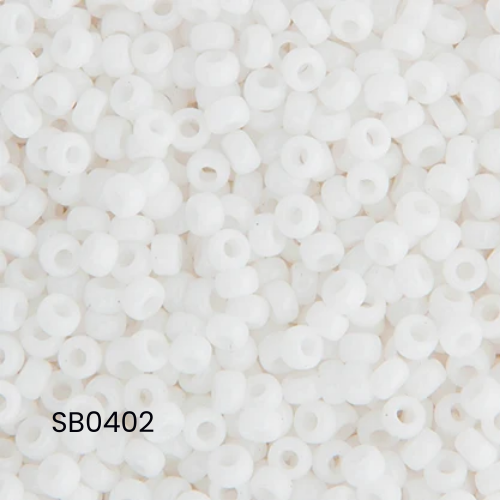 Miyuki Seed Bead 11/0 Chalk White Opaque | Alberta Bead Store