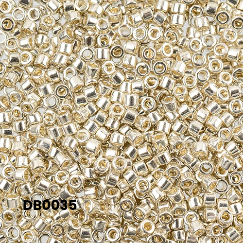 Miyuki Delica 11/0 Silver Galvanized | Alberta Bead Store