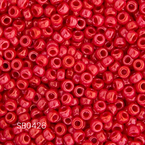 Miyuki Seed Bead 11/0 Red Opaque | Alberta Bead Store