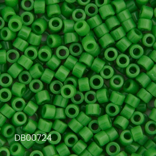 Miyuki Delica 11/0 Green Pea Opaque | Alberta Bead Store