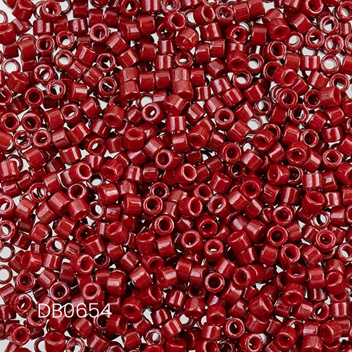 Miyuki Delica 11/0 Cranberry Red Dyed | Alberta Bead Store