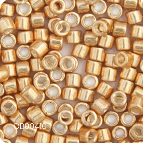 Miyuki Delica 11/0 Yellow Gold Galvanized-Dyed | Alberta Bead Store