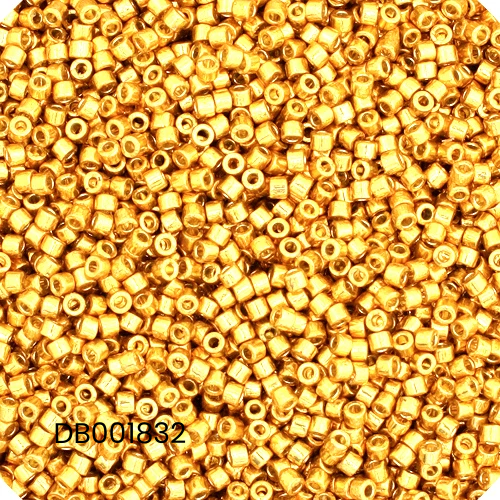 Miyuki Delica 11/0 Duracoat Galvanized Gold | Alberta Bead Store