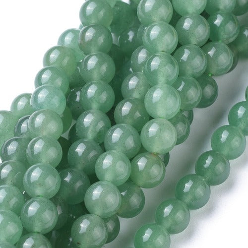 Green Aventurine Gemstone Bead - All Sizes - Witches Ink LTD - O/A Crystals and Sun Signs