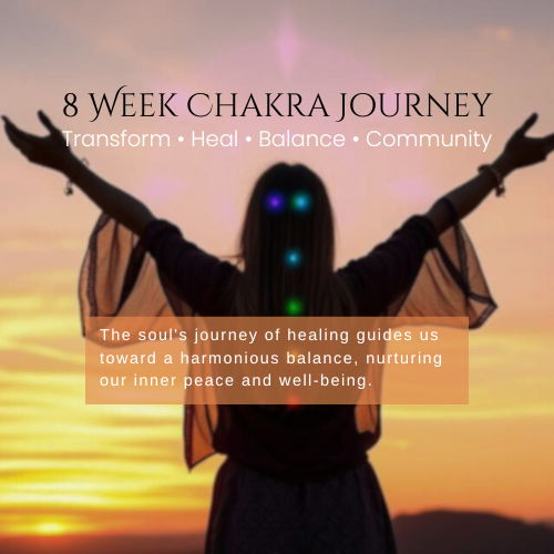 8 Week Chakra Healing Journey - Starts Oct 23rd - Crystals and Sun Signs