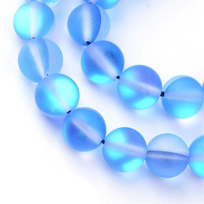 Holographic Glass Beads (Mermaid Glass) - All Sizes and All Colors - Witches Ink LTD - O/A Crystals and Sun Signs