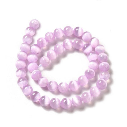 Selenite Plum Gemstone Bead | Alberta Bead Store