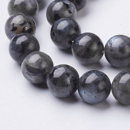 Larvikite Gemstone Beads - All Sizes - Witches Ink LTD - O/A Crystals and Sun Signs