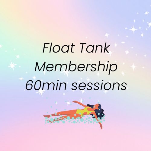 Float Session Monthly Membership ~ 60min - Crystals and Sun Signs