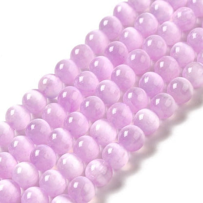 Selenite Plum Gemstone Bead | Alberta Bead Store