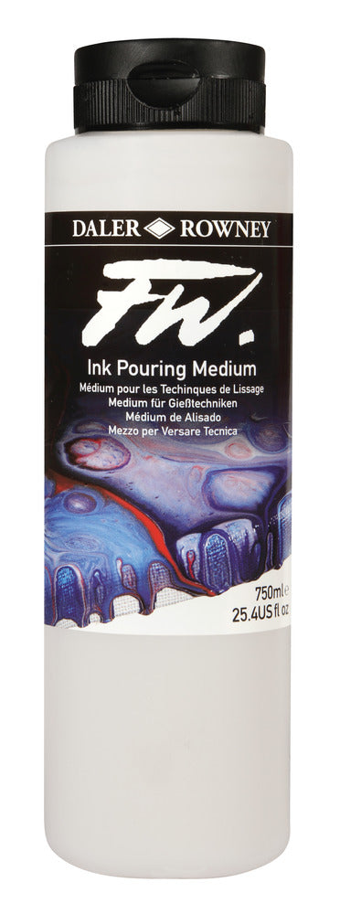 FW Acrylic Ink Pouring Medium, 750ml | Alberta Bead Store