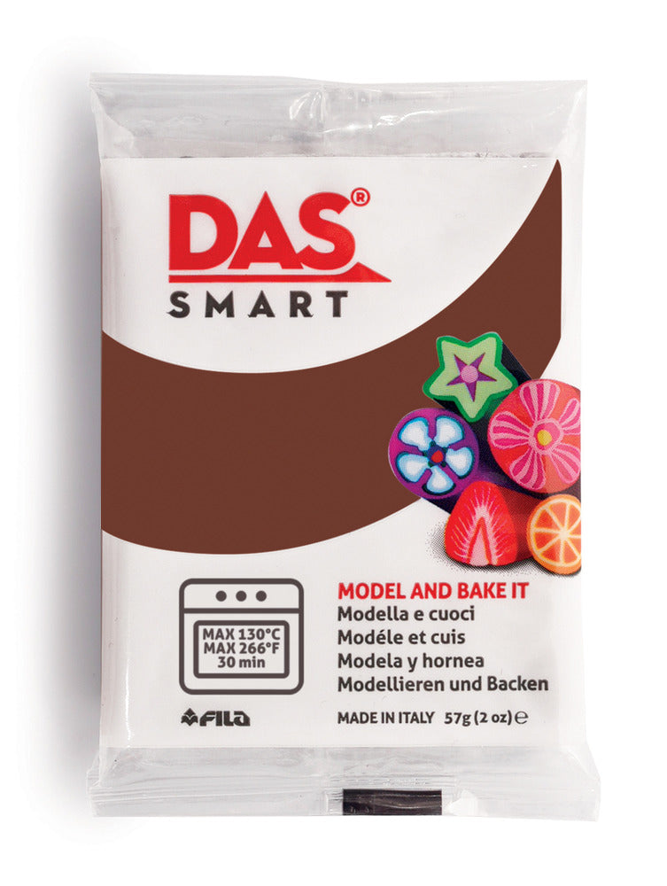 DAS Smart Polymer Clay, Chocolate (57g) | Alberta Bead Store