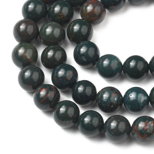 Indian Bloodstone Gemstone Beads Crystals and Sun Signs