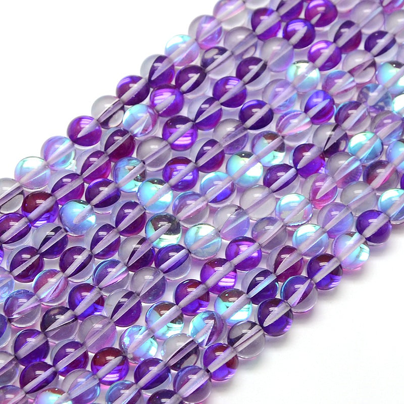 Dark Orchid Holographic Glass Bead | Alberta Bead Store