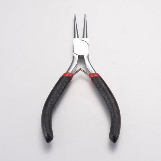 Pliers Round Nose Black Handle 