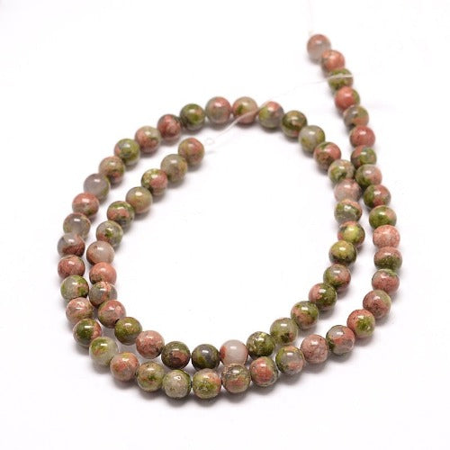 Unakite Gemstone Beads Strands -All Sizes - Witches Ink LTD - O/A Crystals and Sun Signs