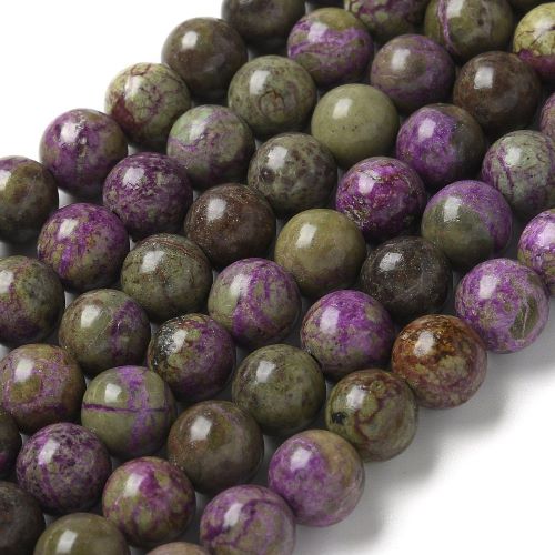 Atlantisite Stichtite Gemstone Bead | Alberta Bead Store