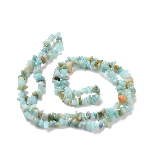 Flower Amazonite Gemstone Chip Beads 