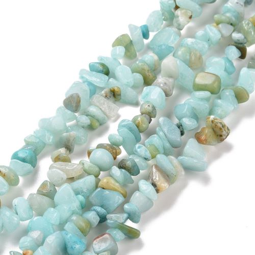 Flower Amazonite Gemstone Chip Beads 