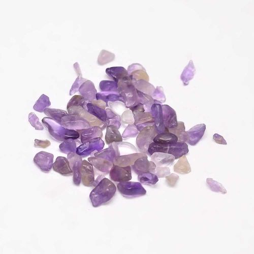 Amethyst Gemstone Chip Beads No Hole 