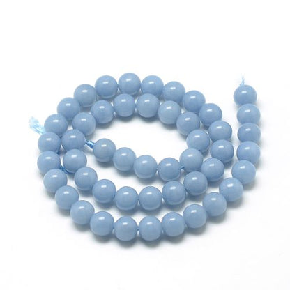 Angelite Gemstone Bead - Crystals and Sun Signs