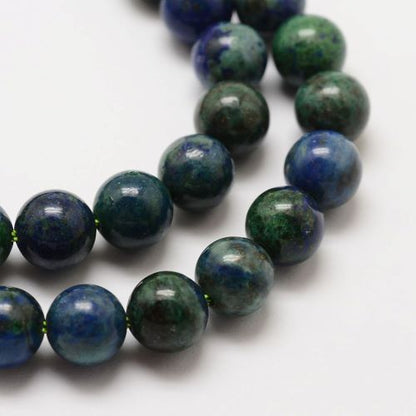 Azurite Gemstone Bead - Crystals and Sun Signs