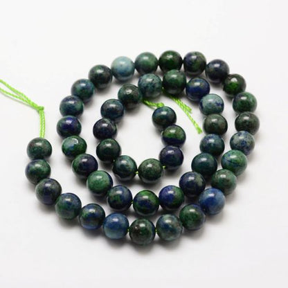 Azurite Gemstone Bead - Crystals and Sun Signs