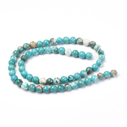 Howlite Green/Brown Gemstone Beads - Dyed & Heated - All Sizes - Witches Ink LTD - O/A Crystals and Sun Signs