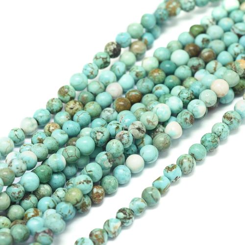 Howlite Green/Brown Gemstone Beads - Dyed & Heated - All Sizes - Witches Ink LTD - O/A Crystals and Sun Signs