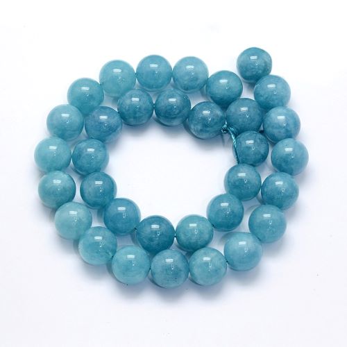 Blue Quartz Gemstone Bead 