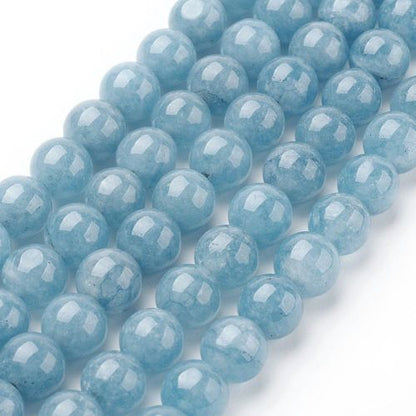 Blue Quartz Gemstone Bead 