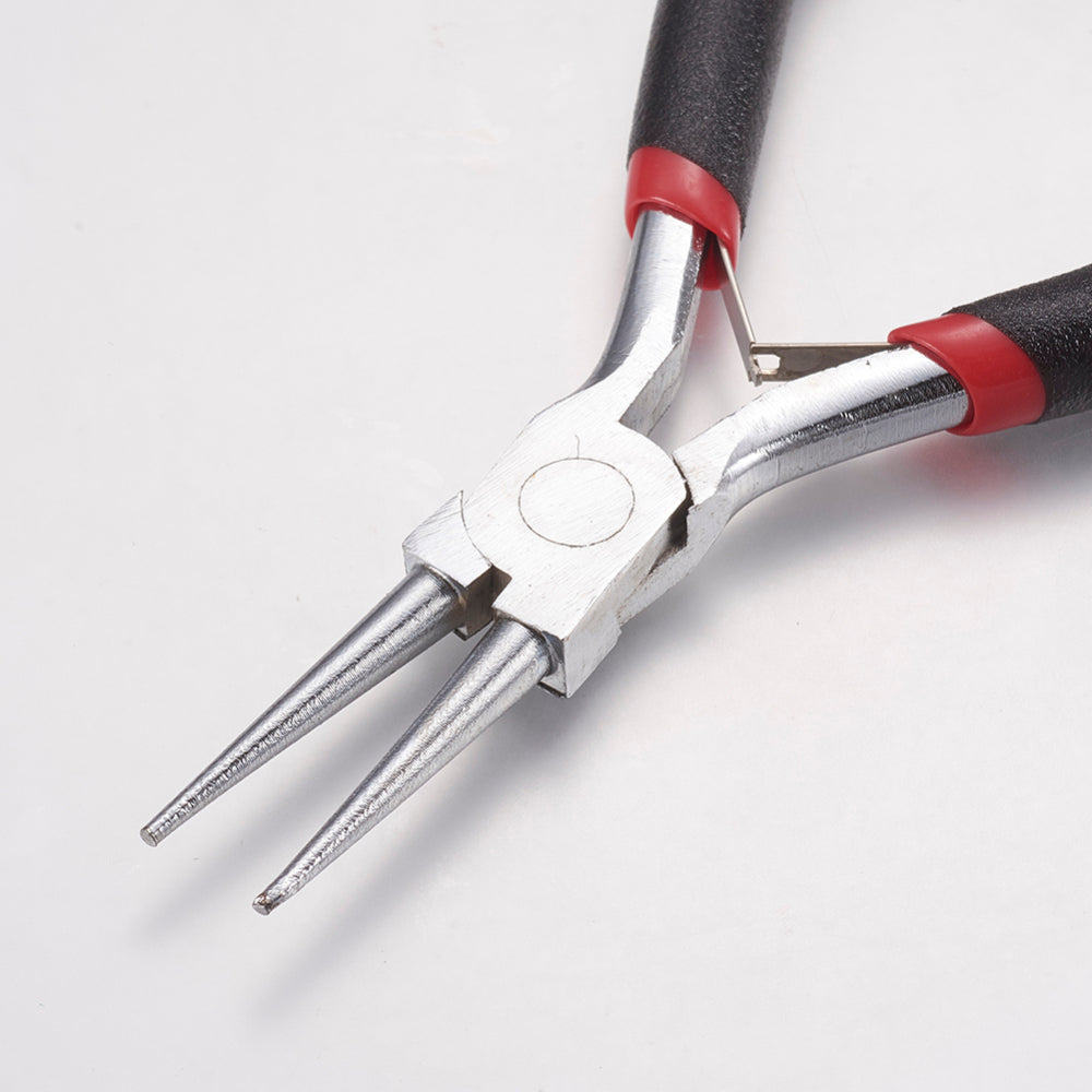 Pliers Round Nose Black Handle 