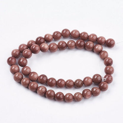 Goldstone Gemstone Bead Strands - All Colors and Sizes - Witches Ink LTD - O/A Crystals and Sun Signs