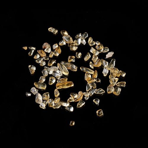 Citrine Gemstone Chip Beads No Hole 