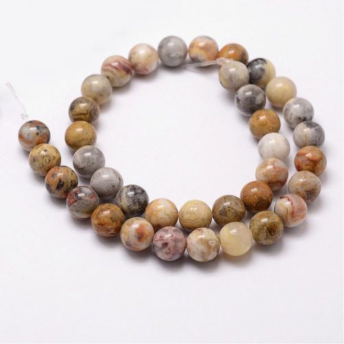 Crazy Lace Agate Gemstone Bead 