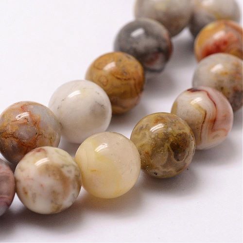 Crazy Lace Agate Gemstone Bead 