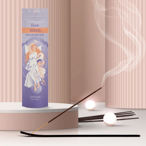 Flore Abundance Incense Sticks pack - Crystals and Sun Signs