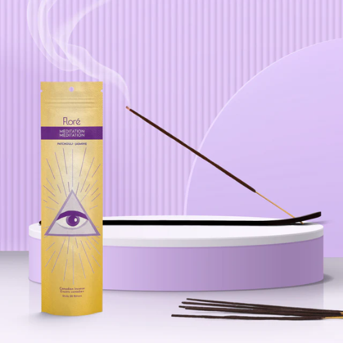 Flore Meditation Incense Sticks pack - Crystals and Sun Signs