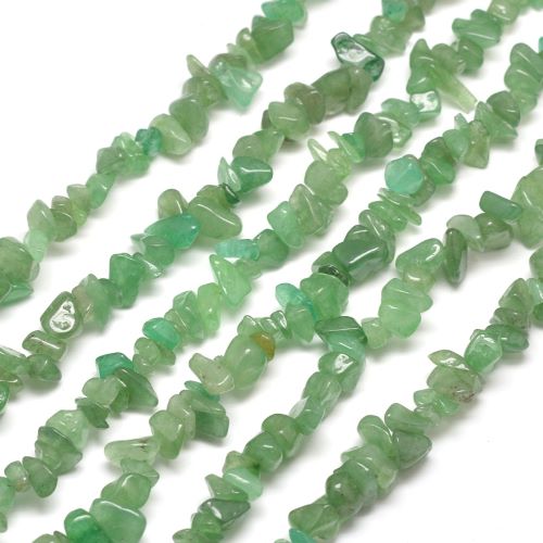 Green Aventurine Gemstone Chip Beads 