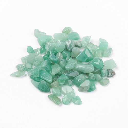 Green Aventurine Gemstone Chip Beads No Hole 