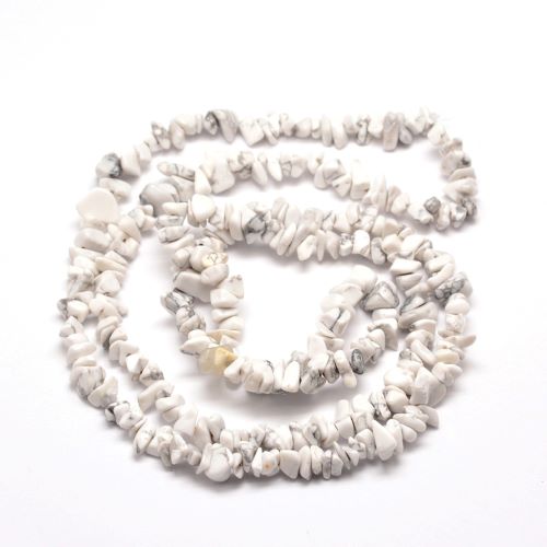 Howlite Gemstone Chip Beads 