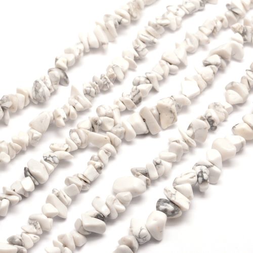 Howlite Gemstone Chip Beads 