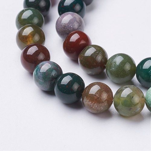 Indian Agate Gemstone Beads - All Sizes - Witches Ink LTD - O/A Crystals and Sun Signs