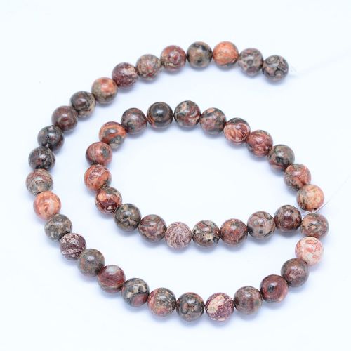 Leopard Skin Jasper Gemstone Bead 