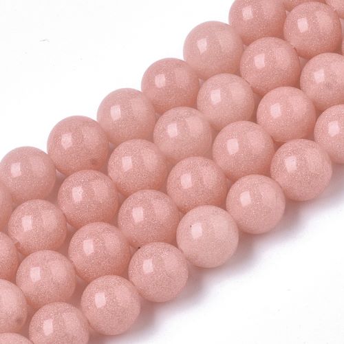 Luminous Stone Salmon Bead - Crystals and Sun Signs