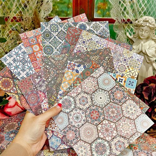 Scrapbook Paper Mandala 24sheet SEt | Alberta Bead Store