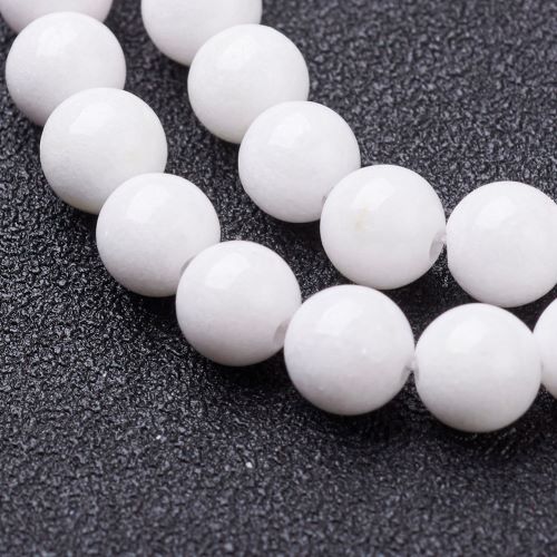 Mashan White Jade Gemstone Bead 