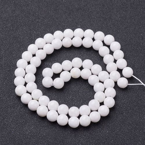 Mashan White Jade Gemstone Bead 