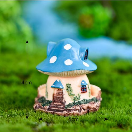 Miniature Mushroom Houses for Fairy Garden 1pc 